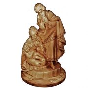Holy Family Olive Wood Carving
